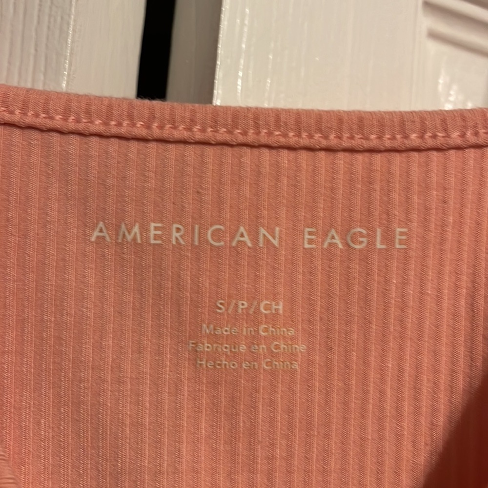 American eagle sleeveless tank crop top in pink size small - Picture 5 of 6